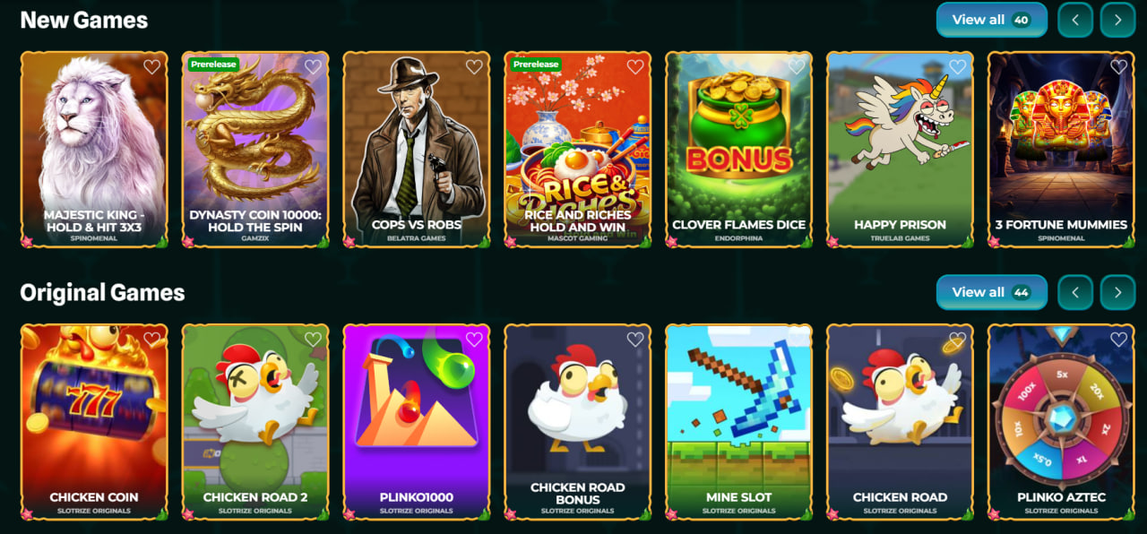 Slotrize Casino